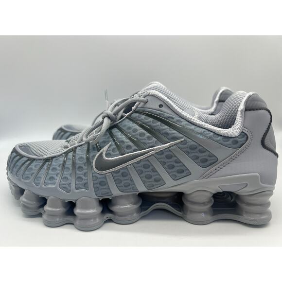 Nike Shox TL Men\'s Size 10.5 Wolf Grey Iron Grey Running Shoes AV3595-015 main image 8